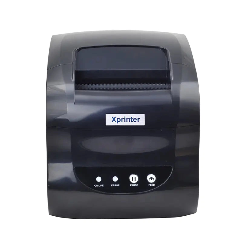 طابعة فواتير حرارية صغيرة Xprinter مقاس 80 مم، وملصقات وباركود، 140 × 174 × 192 مم