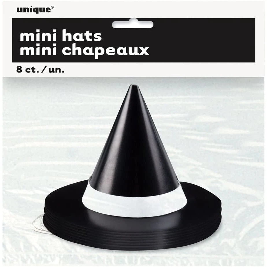 Unique Mini Witch Hats - 8 Hats