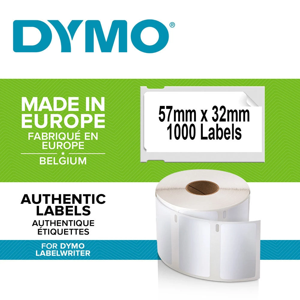 Dymo LW Multipurpose Labels 57x32 mm - 1 Roll of 1000
