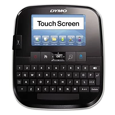 ماكينة صنع الملصقات الرقمية القابلة لإعادة الشحن Dymo Label Manager 500TS D1 بشاشة تعمل باللمس