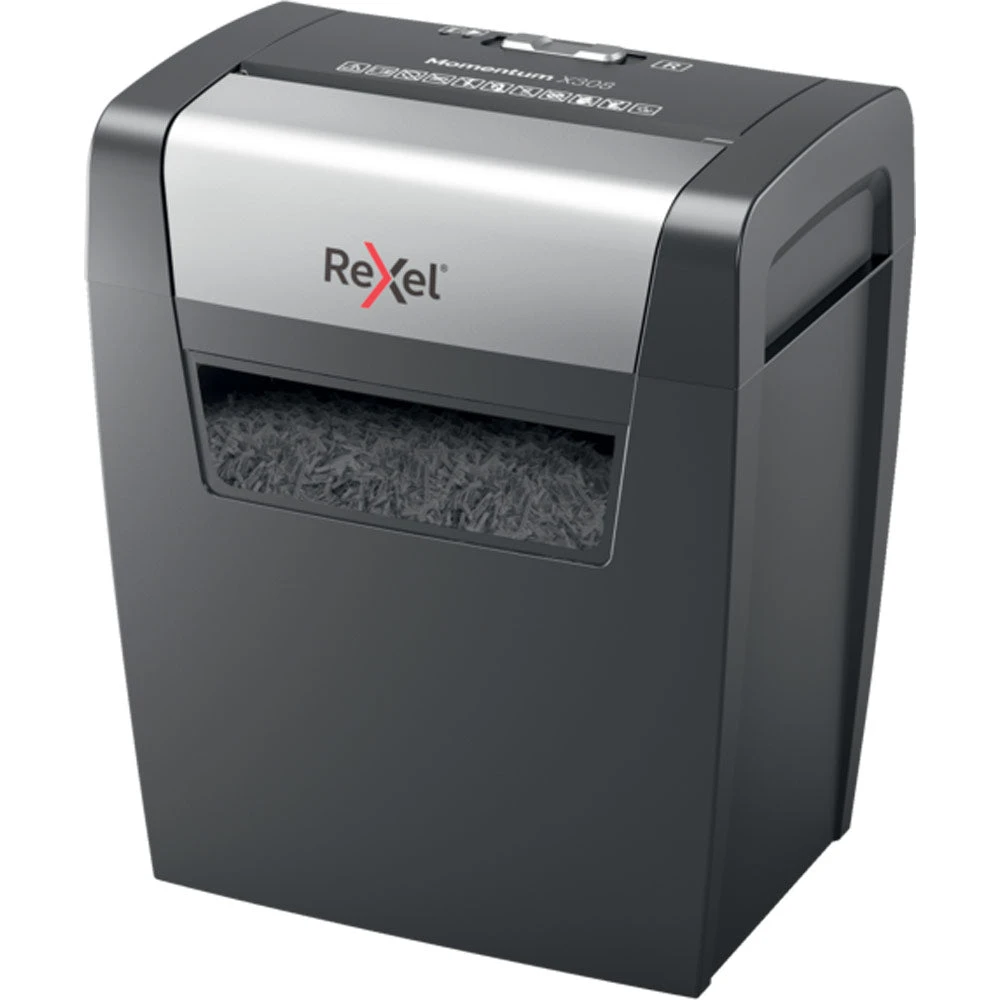 Rexel Momentum P3 Cross Cut Shredder Machine - Momentum X308