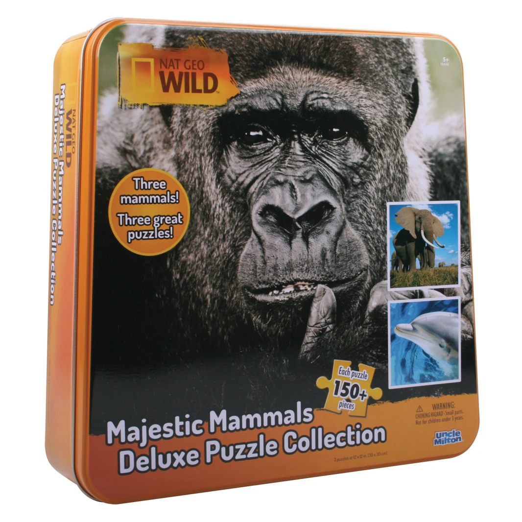 Nat Geo Wild Majestic Mammals Puzzle 3-in-1
