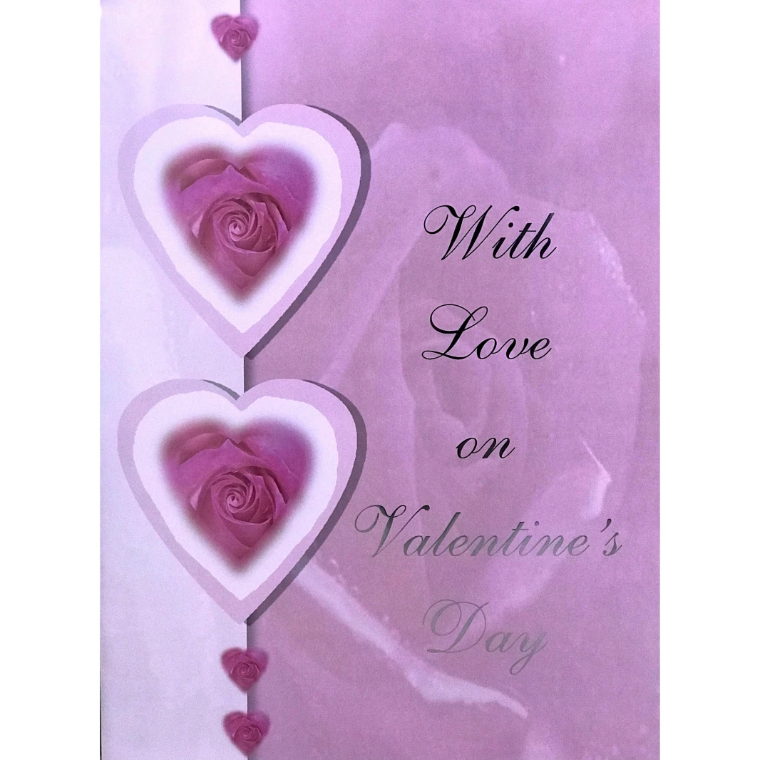 Jumbo Valentine's Day Greeting Cards with Envelope
