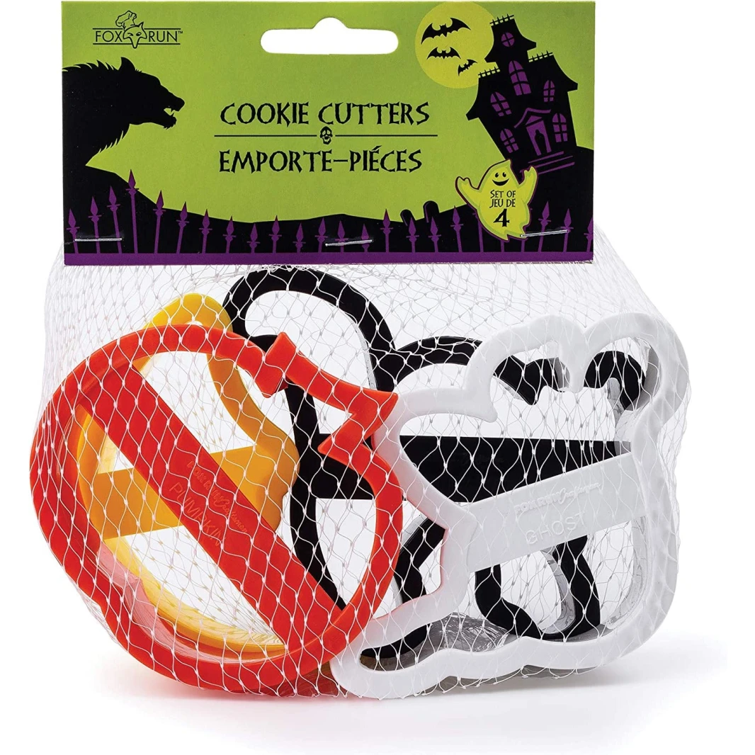 Fox Run Halloween Cookie Cutter Set - Pack of 4