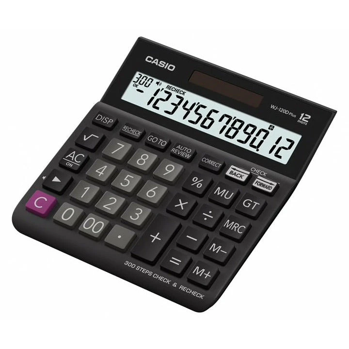 آلة حاسبة مكتبية كاسيو WJ-120D Plus