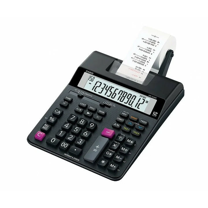 آلة حاسبة مكتبية كاسيو مع لفة ورق - HR-150RC