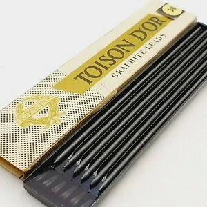 KOH-I-NOOR Vintage Toison D'OR 2mm Leads 2B - عبوة من 6 قطع