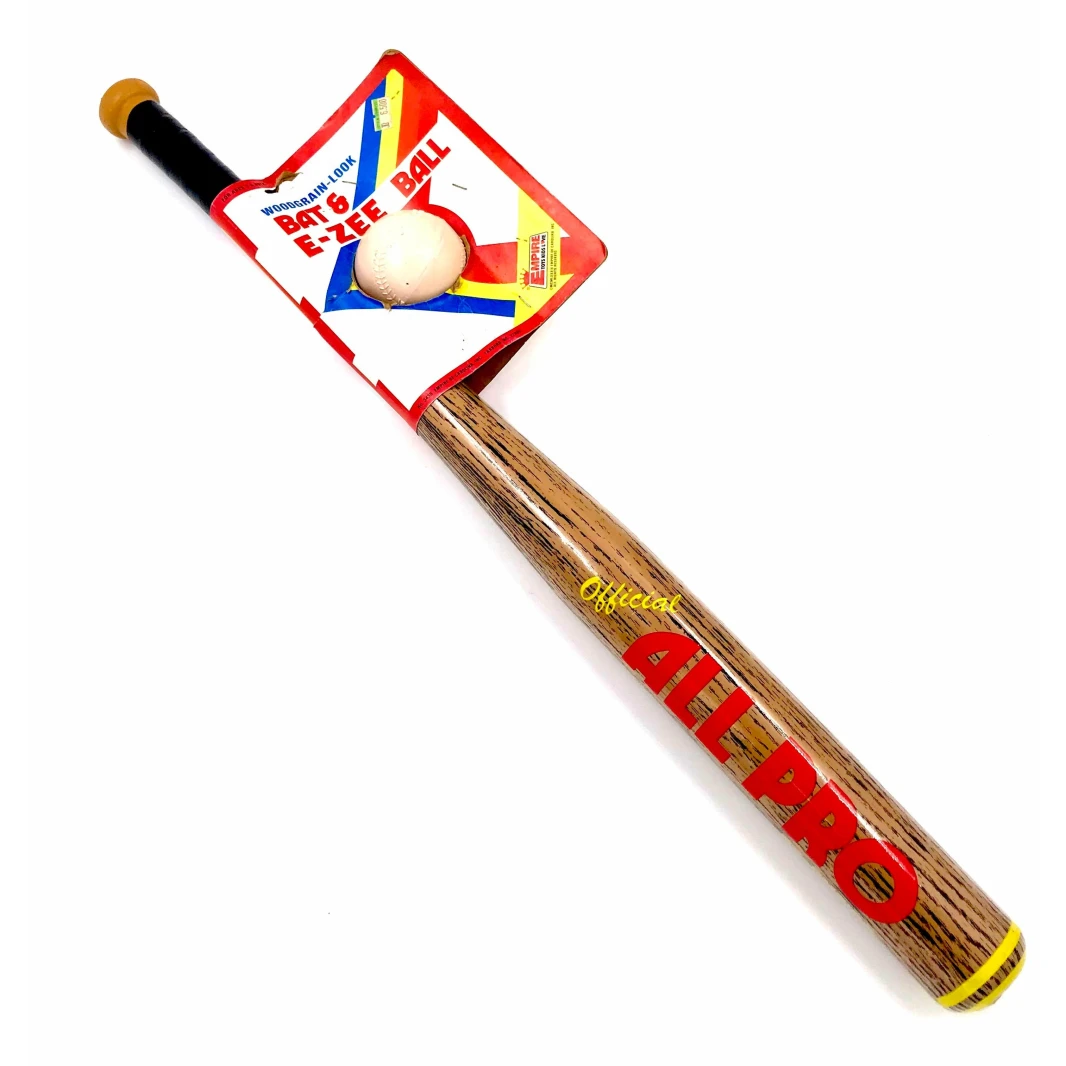 Vintage Empire Plastic Baseball Bat & Ball