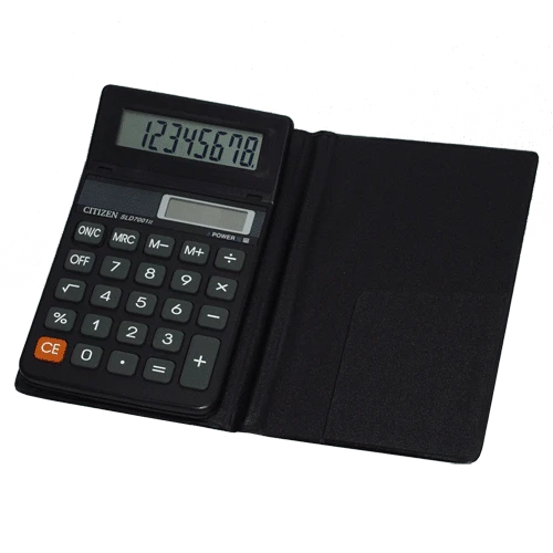 حاسبة جيب سيتيزن مع شاشة قابلة للإمالة SLD-7001