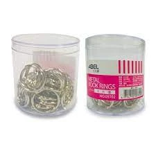 Abel Loose Leaf Metal Rings - Drum of 100