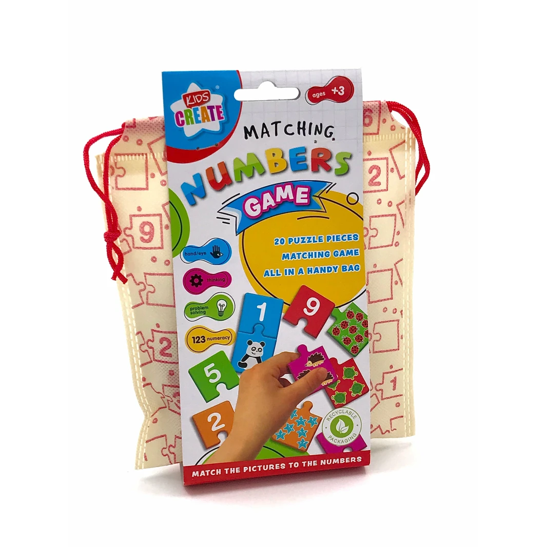 IG Design Group Matching 20 Puzzle Pieces Matching Game