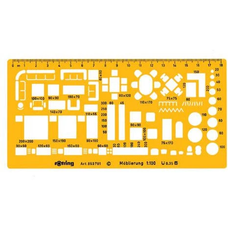 Rotring Furniture Template