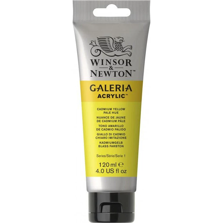 Winsor & Newton Acrylic Paint 120ml - Cadmium Yellow Pale Hue