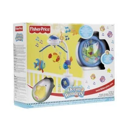 سرير الأطفال المحمول Ocean Wonders من Fisher Price