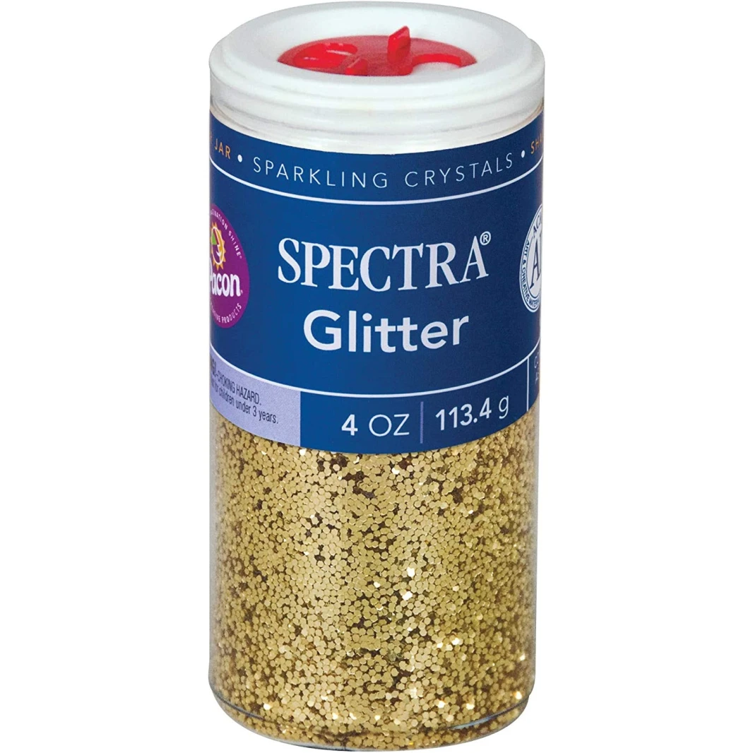 علبة هزازة من Pacon Spectra Sparkling Crystals Glitter بسعة 4 أونصة / 113.4 جم