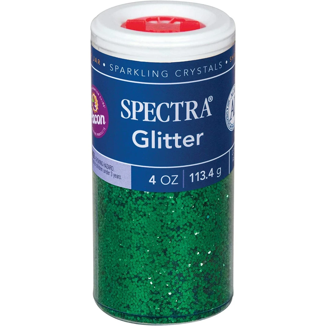علبة هزازة من Pacon Spectra Sparkling Crystals Glitter بسعة 4 أونصة / 113.4 جم
