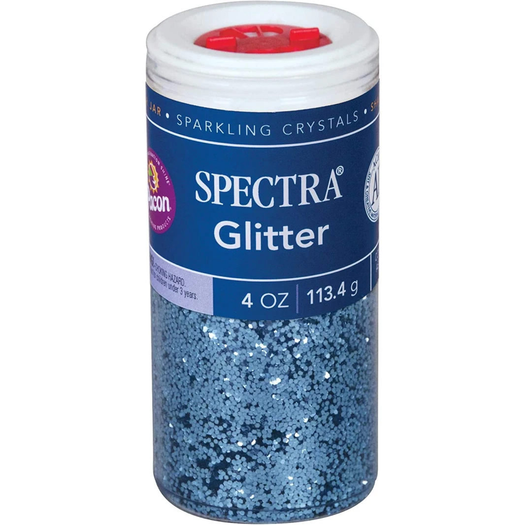 علبة هزازة من Pacon Spectra Sparkling Crystals Glitter بسعة 4 أونصة / 113.4 جم