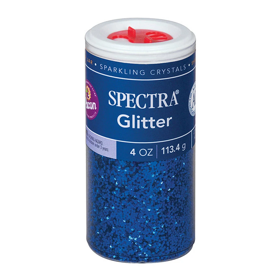 علبة هزازة من Pacon Spectra Sparkling Crystals Glitter بسعة 4 أونصة / 113.4 جم