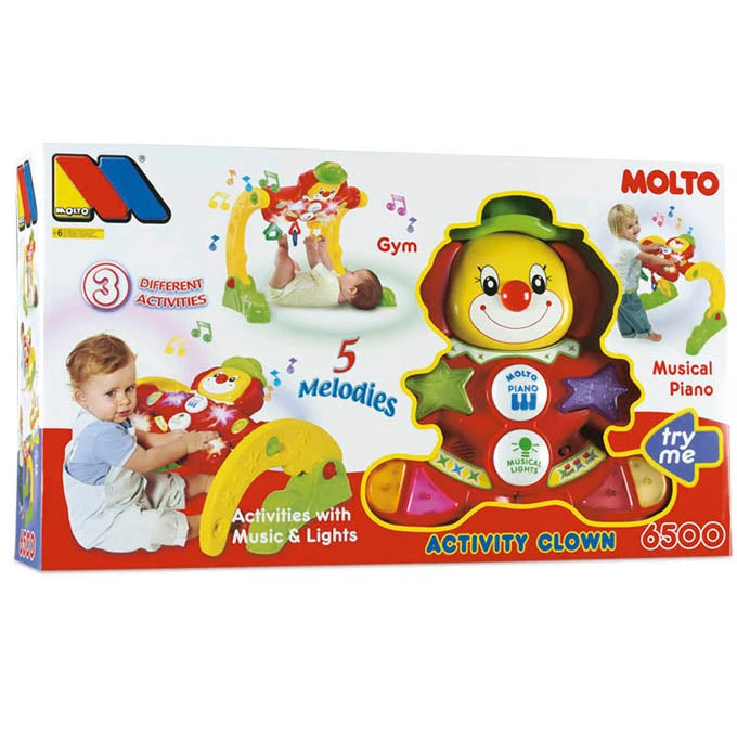 Molto Activity Clown with Music & Lights