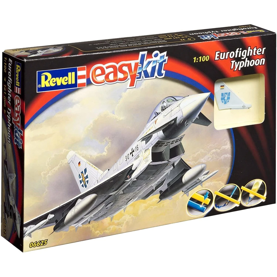 طقم نموذجي سهل الاستخدام من Revell لطائرة Eurofighter Typhoon
