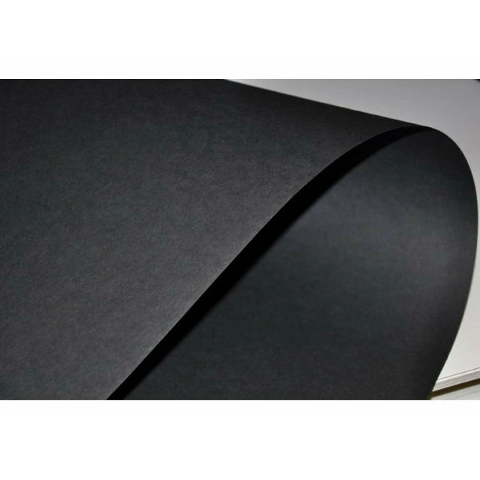 Favini Burano Black Paper 90g A4 - Pack of 50