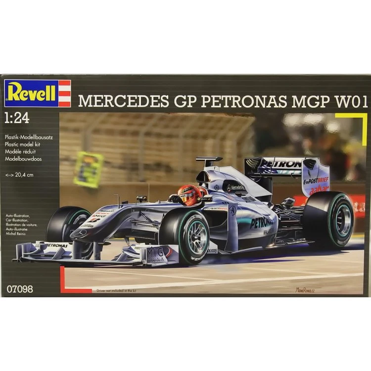 طقم نموذجي من Revell لسيارة Mercedes GP Petronas MGP W01