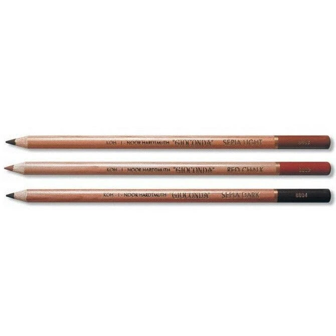 مجموعة أقلام تلوين KOH-I_NOOR Gioconda Sepia "SKIN TONE" - 3 قطع