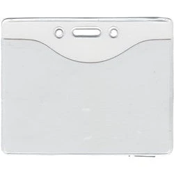 حامل شارات أفقي من الفينيل من Bindermax مقاس 105 × 84 مم - شفاف