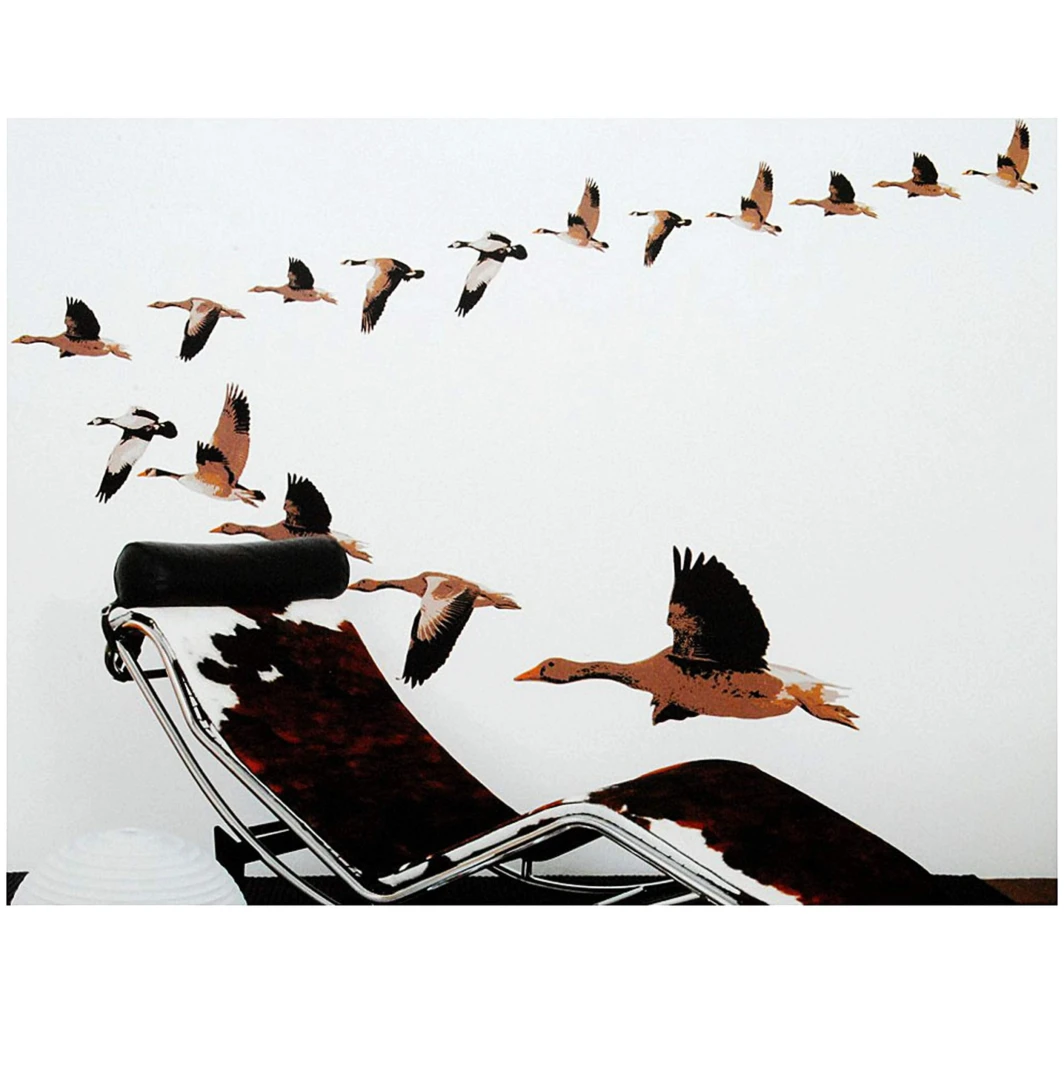 ملصقات حائط كبيرة قابلة للإزالة وإعادة الوضع من Smartdeco - Wild Ducks