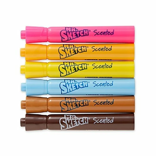 أقلام تلوين معطرة قابلة للغسل من Mr. Sketch Movie Night 6 - رأس مشطوف