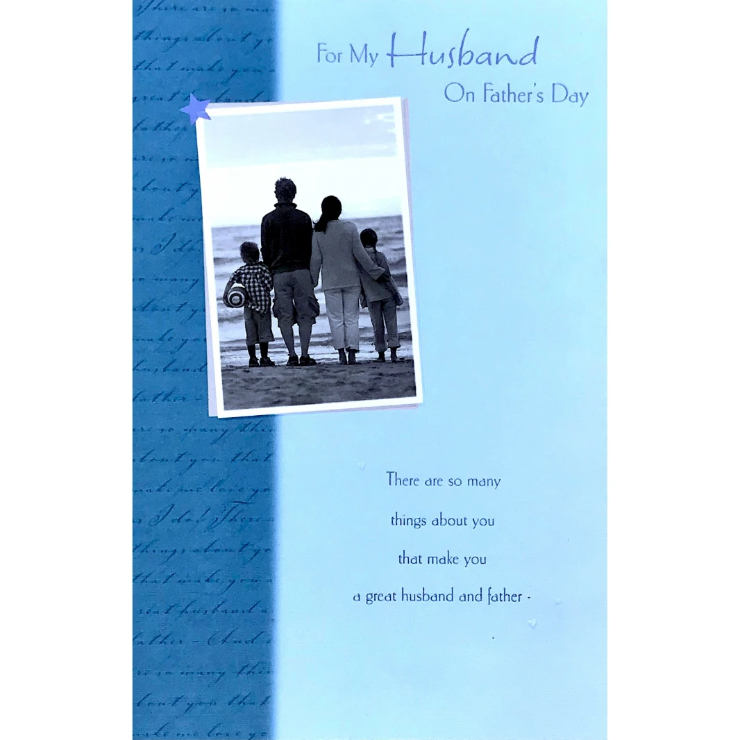 UK Greetings Father's Day Greeting Card 20x13 cm with Envelope
