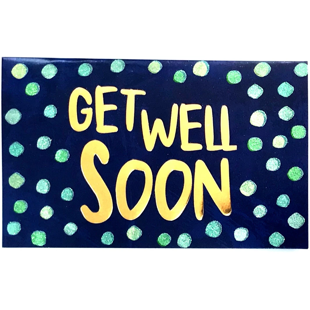 Paper Craft Get Well Soon Greeting Card 20x12cm with Envelope
