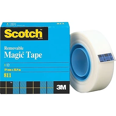 شريط لاصق قابل للإزالة من 3M Scotch® مقاس 3/4 بوصة × 32.9 متر / لفة