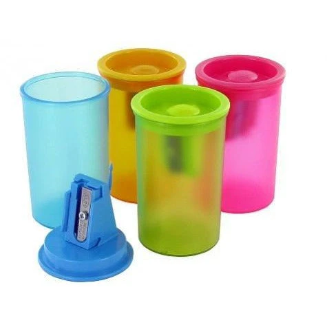 Kum Pencil Sharpener Single Blade Transparent Barrel - Pack of 1