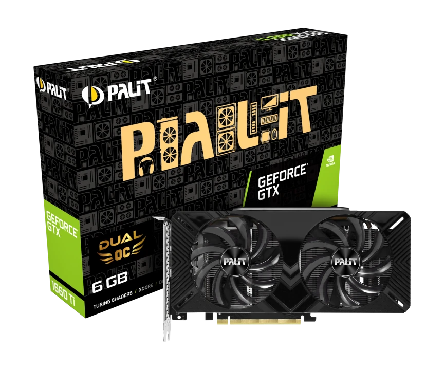 بطاقة GeForce® GTX 1660 Ti Dual