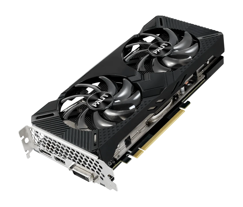 بطاقة GeForce RTX™ 2060 Dual بسعة 12 جيجابايت