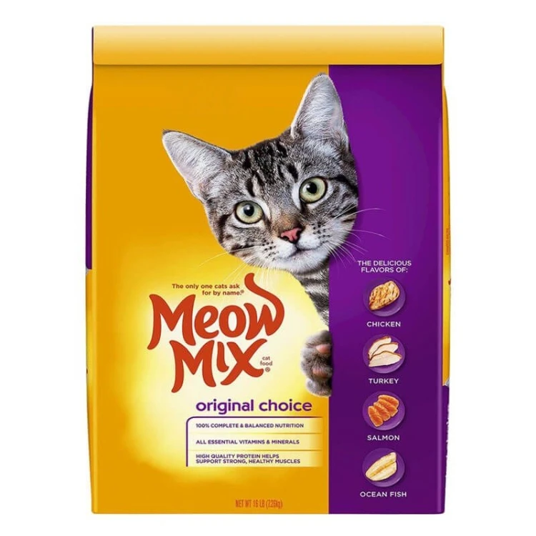طعام قطط Meow Mix® الطعم الطبيعي - 2.86 كجم