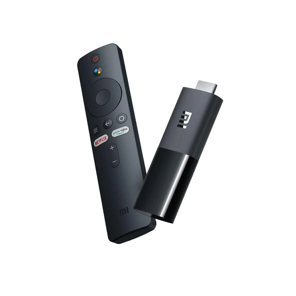 جهاز Xiaomi Mi TV Stick مع جهاز تحكم صوتي 1080P HD مشغل وسائط بث Android TV 9