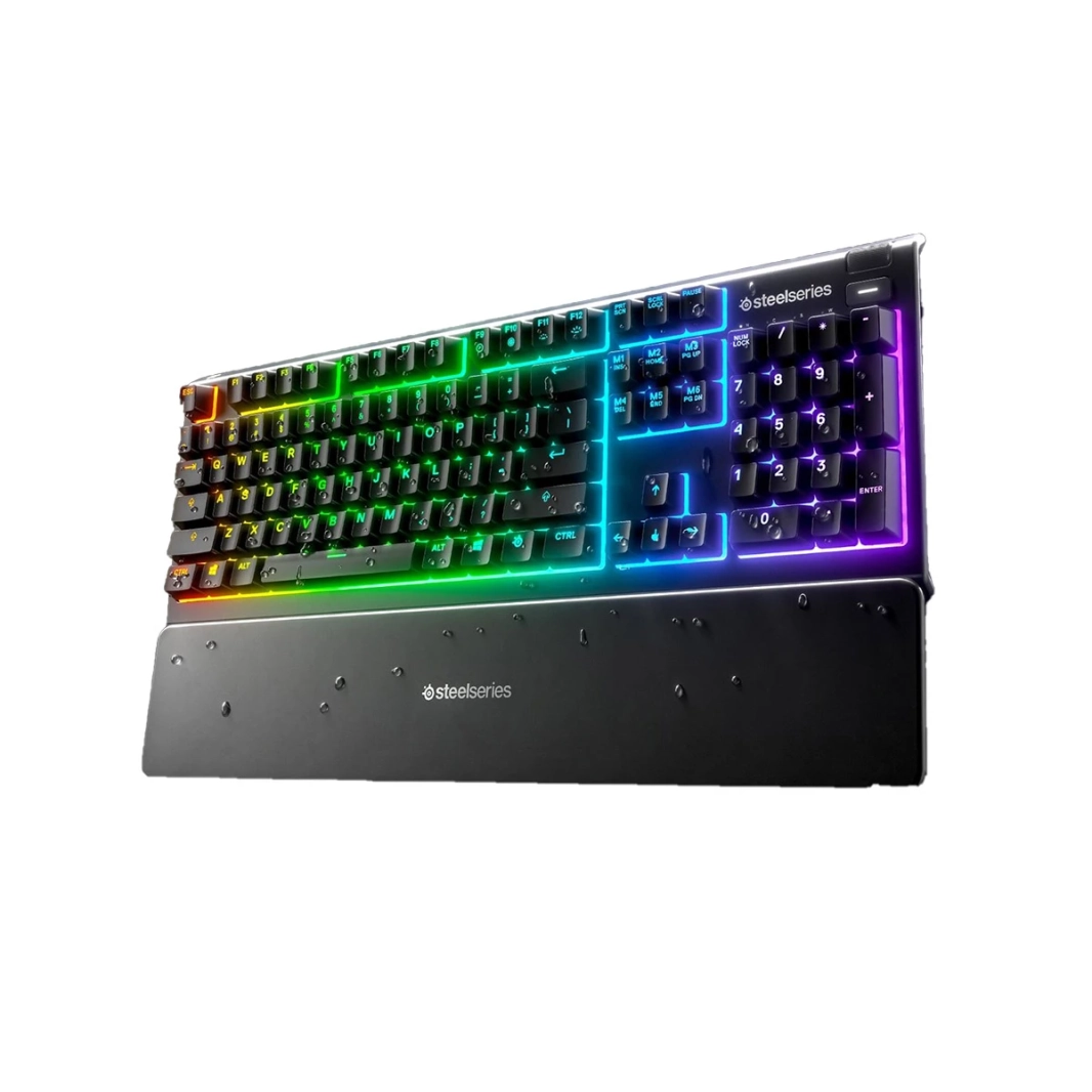 لوحة مفاتيح الألعاب المقاومة للماء Apex 3 من SteelSeries