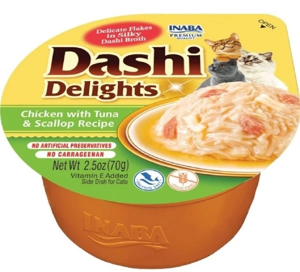 Dashi Delights Chicken with Tuna & Scallop (70 g)