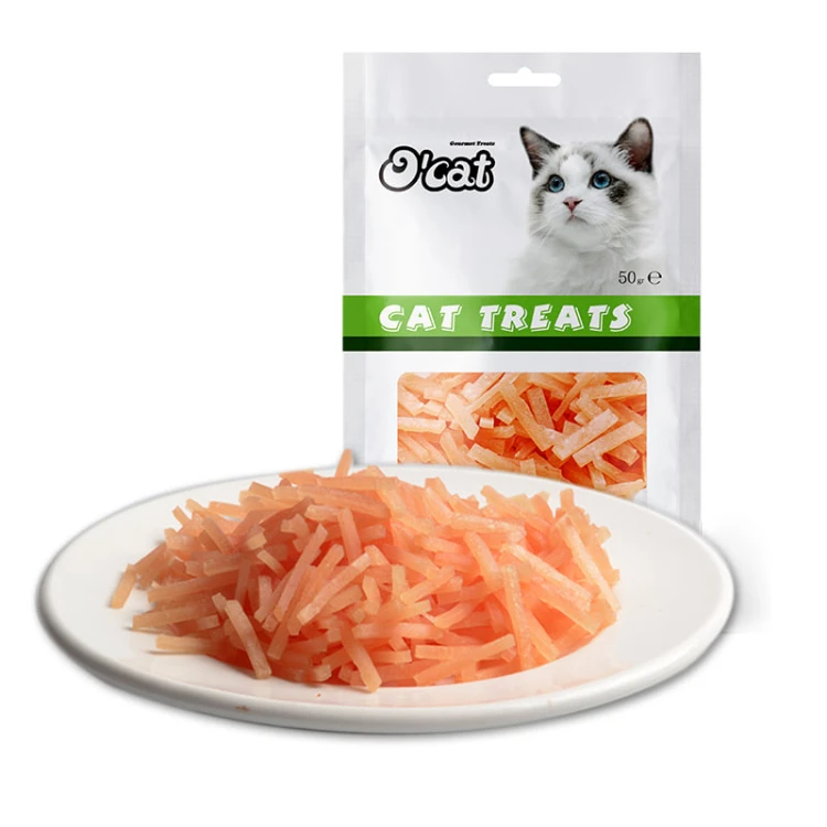 O'Cat Chicken Thin Strips Treats (50g)