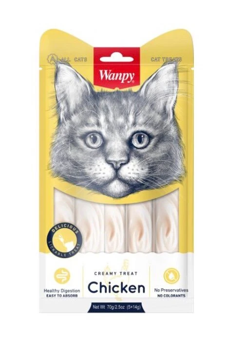 Wanpy Creamy Treat Chicken (5x14g)