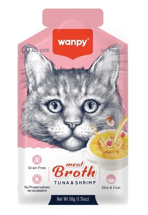 Wanpy Broth Tuna with Shrimp (50g)