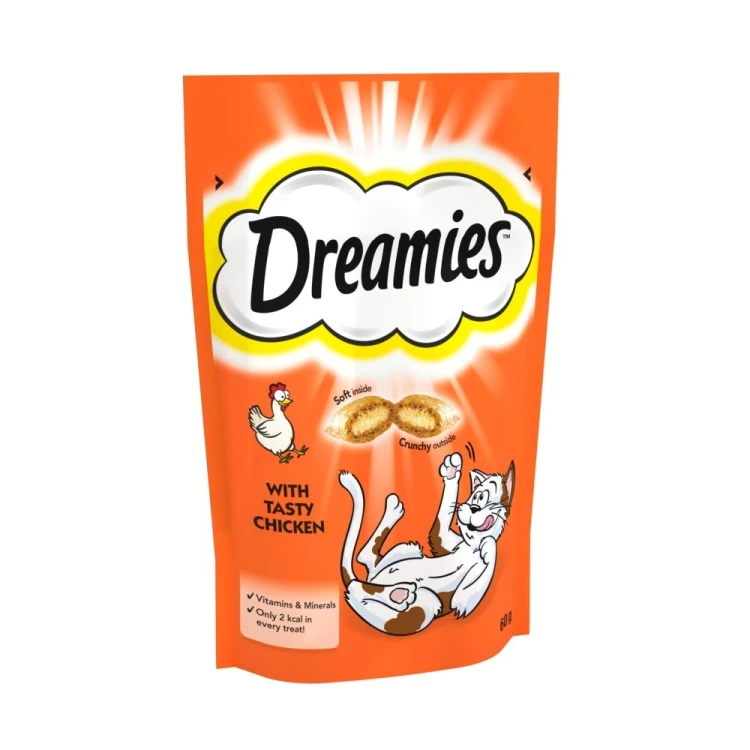 Dreamies Cat Treat with Chicken Flavor 60g