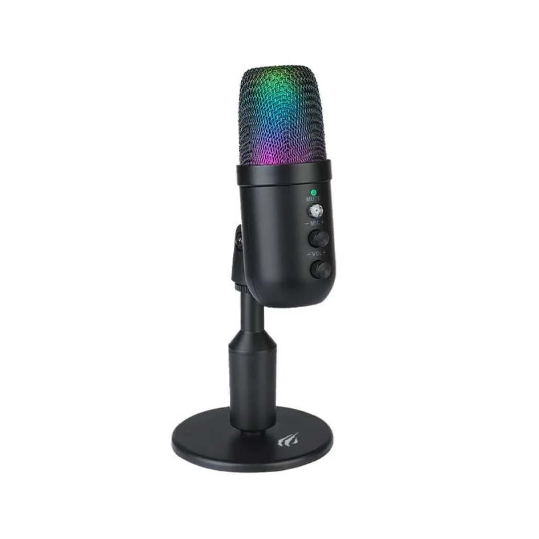 ميكروفون تسجيل مباشر HAVIT GK51 مع تأثير إضاءة RGB