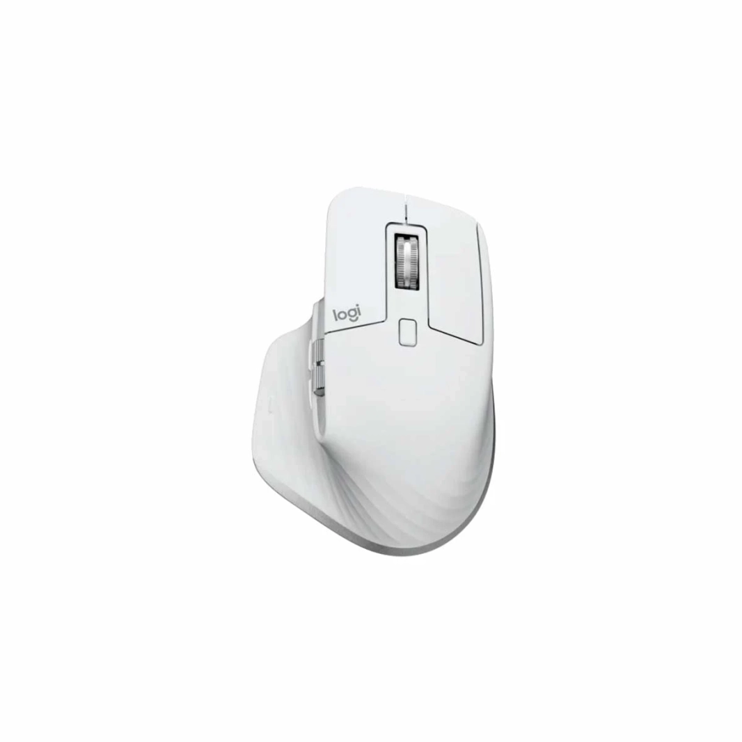 Logitech MX Master 3S Wireless Performance Mouse w/ Ultra-fast Scrolling Ergo 8K DPI Track on Glass Quiet Clicks USB-C-Pale Grey