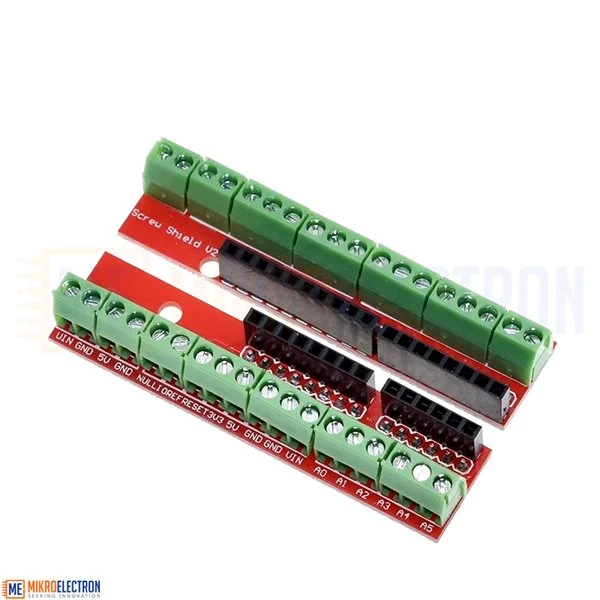 لوحة توسيع محطة دراسة Screw Shield V2 (دعم مزدوج) لـ Arduino UNO R3