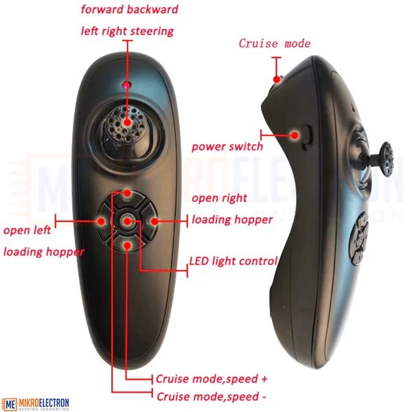 One hand remote control DIY modified cruise gyroscope 500 meters