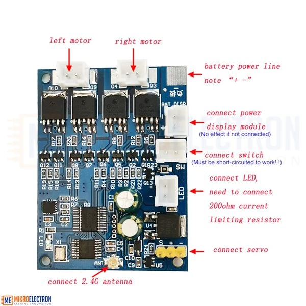 One hand remote control DIY modified cruise gyroscope 500 meters