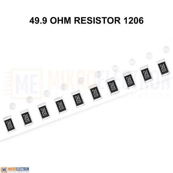 10 قطع SMD 1206 مقاومة 49.9